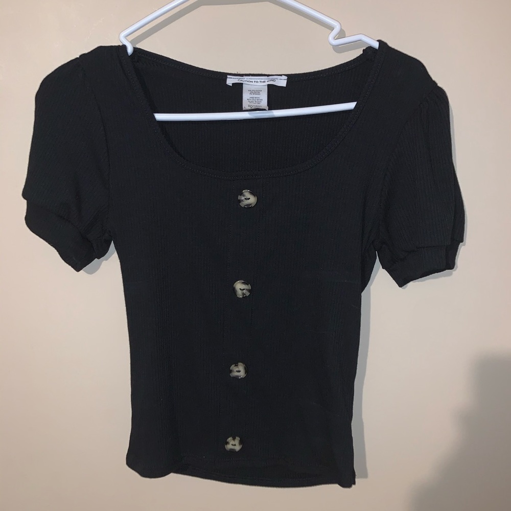 Black Crop Top